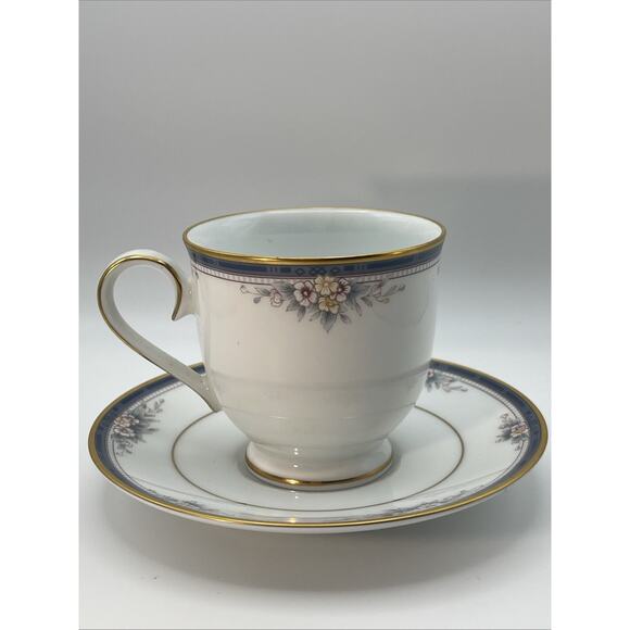 Noritake Ontario Cup and Saucer 3763 with Gold Trim - Picture 1 of 5